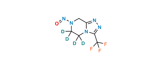 Picture of Sitagliptin Nitroso Impurity-D4 Picture of Sitagliptin Nitroso Impurity-D4