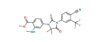 Picture of Enzalutamide Desfluoro N-Methyl Methylbenzoate impurity