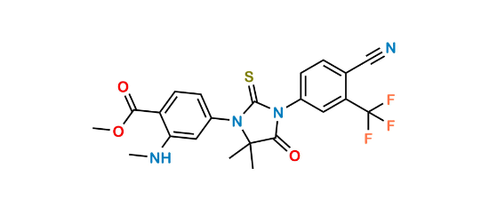 Picture of Enzalutamide Desfluoro N-Methyl Methylbenzoate impurity