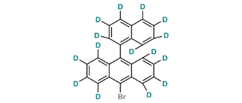 Picture of 9-Bromo-10-(1-naphthalenyl-2,3,4,5,6,7,8-d7)anthracene-1,2,3,4,5,6,7,8-d8