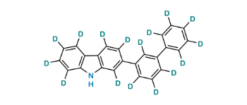 Picture of 2-([1,1'-biphenyl]-3-yl-d9)-9H-carbazole-1,3,4,5,6,7,8-d7