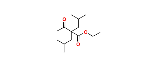 Picture of  Ethyl 2-acetyl-4-methyl-2-(2-methylpropyl)pentanoate Picture of  Ethyl 2-acetyl-4-methyl-2-(2-methylpropyl)pentanoate