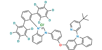 Picture of 3-([1,1':3',1''-terphenyl]-2'-yl-2,2'',3,3'',4,4'',5,5'',6,6''-d10)-1-(3-((9-(4-(tert-butyl)pyridin-2-yl)-9H-carbazol-2-yl)oxy)phenyl)-1H-benzo[d]imidazol-3-ium