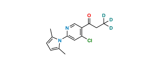 Picture of 1-(4-chloro-6-(2,5-dimethyl-1H-pyrrol-1-yl)pyridin-3-yl)propan-1-one-3,3,3-d3