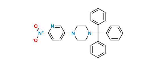 Picture of 1-(6-nitropyridin-3- yl)-4-tritylpiperazine Picture of 1-(6-nitropyridin-3- yl)-4-tritylpiperazine