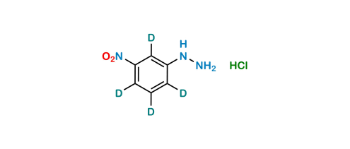 Picture of 3-Nitrophenylhydrazine-D4 hydrochloride