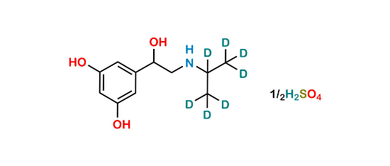 Picture of Metaproterenol-D7 Hemisulfate Salt Picture of Metaproterenol-D7 Hemisulfate Salt