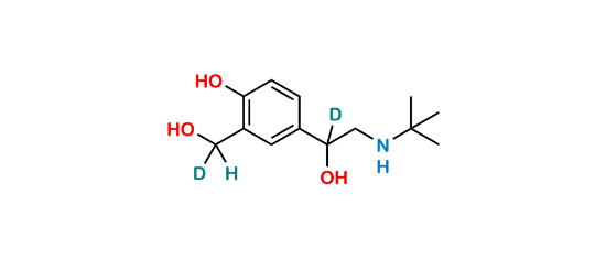 Picture of Albuterol-D2 Picture of Albuterol-D2