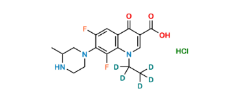 Picture of Lomefloxacin-D5 hydrochloride 