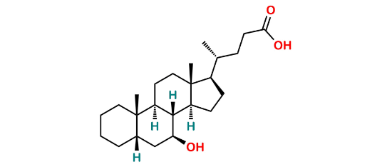 Picture of 7β-Hydroxy-5β-cholanoic acid