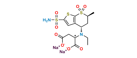 Picture of Dorzolamide Maleic Acid Adduct mixture of diastereomers