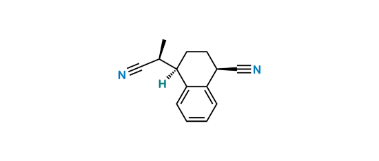 Picture of rel-(αR,1S,4S)-4-Cyano-1,2,3,4-tetrahydro-α-methyl-1-naphthaleneacetonitrile Picture of rel-(αR,1S,4S)-4-Cyano-1,2,3,4-tetrahydro-α-methyl-1-naphthaleneacetonitrile