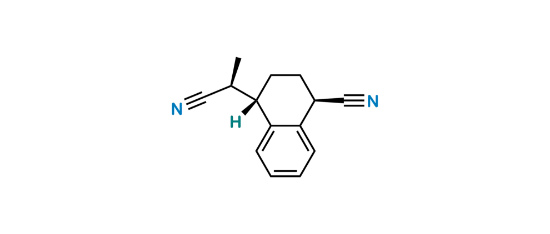 Picture of rel-(αR,1R,4S)-4-Cyano-1,2,3,4-tetrahydro-α-methyl-1-naphthaleneacetonitrile Picture of rel-(αR,1R,4S)-4-Cyano-1,2,3,4-tetrahydro-α-methyl-1-naphthaleneacetonitrile