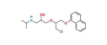 Picture of Isopropylamino chloro Propranolol Impurity
