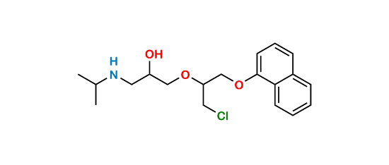 Picture of Isopropylamino chloro Propranolol Impurity