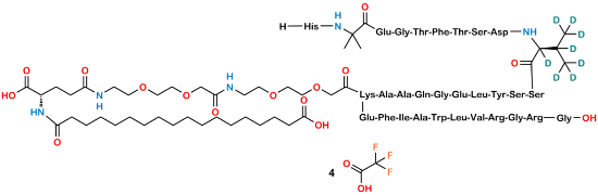 Picture of Semaglutide-d8 Tetratrifluoroacetate