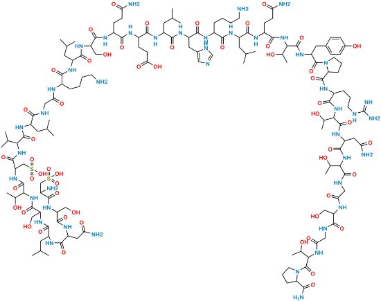 Picture of 1,7 bis(3-sulfo-L-Ala)-Calcitonin salmon