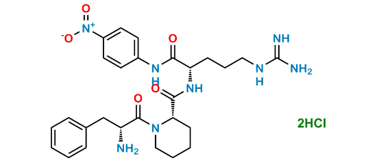 Picture of D-phenylalanyl-L-pipecolyl-L-arginine-4-nitroanilide dihydrochloride
