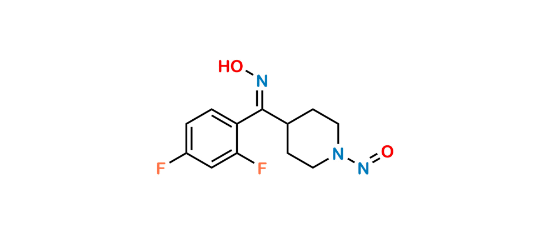 Picture of (Z)-(2,4-difluorophenyl)(1-nitrosopiperidin-4-yl)methanone oxime