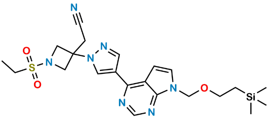 Picture of Ruxolitinib SEM-Sulfonyl Impurity Picture of Ruxolitinib SEM-Sulfonyl Impurity
