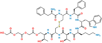 Picture of GlycoGlycoGlycolid Adduct of Octreotide