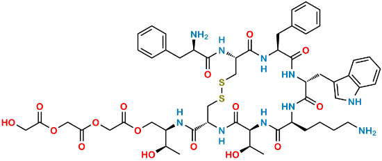 Picture of GlycoGlycoGlycolid Adduct of Octreotide