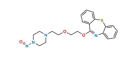 Picture of 11-(2-(2-(4-nitrosopiperazin-1-yl)ethoxy)ethoxy)dibenzo[b,f][1,4]thiazepine