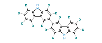 Picture of 9H,9'H-3,3'-bicarbazole- 1,1',2,2',4,4',5,5',6,6',7,7',8,8'-d14 