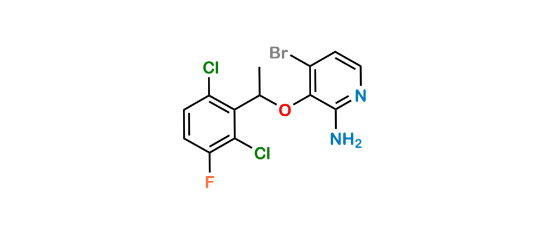 Picture of 4-bromo-3-(1-(2,6-dichloro-3-fluorophenyl)ethoxy)pyridin-2-amine