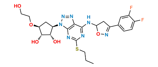 Picture of 4,5-Dihydroisoxazole Derivative of Ticagrelor