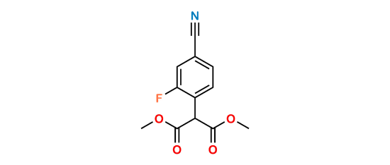 Picture of Propanedioic acid, 2-(4-cyano-2-fluorophenyl)-, 1,3-dimethyl ester