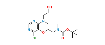 Picture of tert-butyl (2-((4-chloro-6-((2- hydroxyethyl)(methyl)amino)pyri midin-5- yl)oxy)ethyl)(methyl)carbamate 