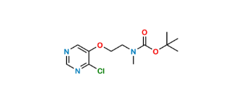 Picture of tert-butyl (2-((4-chloropyrimidin-5-yl)oxy)ethyl)(methyl)carbamate