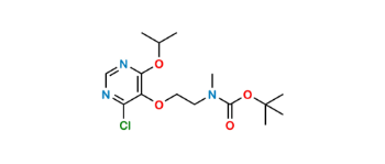 Picture of tert-butyl (2-((4-chloro-6-isopropoxypyrimidin-5- yl)oxy)ethyl)(methyl)carbamate