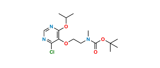 Picture of tert-butyl (2-((4-chloro-6-isopropoxypyrimidin-5- yl)oxy)ethyl)(methyl)carbamate