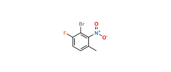 Picture of 2-bromo-1-fluoro-4-methyl-3-nitrobenzene
