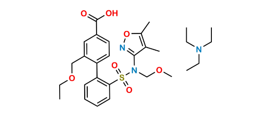 Picture of Sparsentan Ethoxy Methyl Acid Impurity Triethylamine Salt