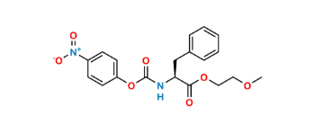 Picture of N-[(4-nitrophenoxy)carbonyl]-L-phenylalanine,2-methoxyethyl ester