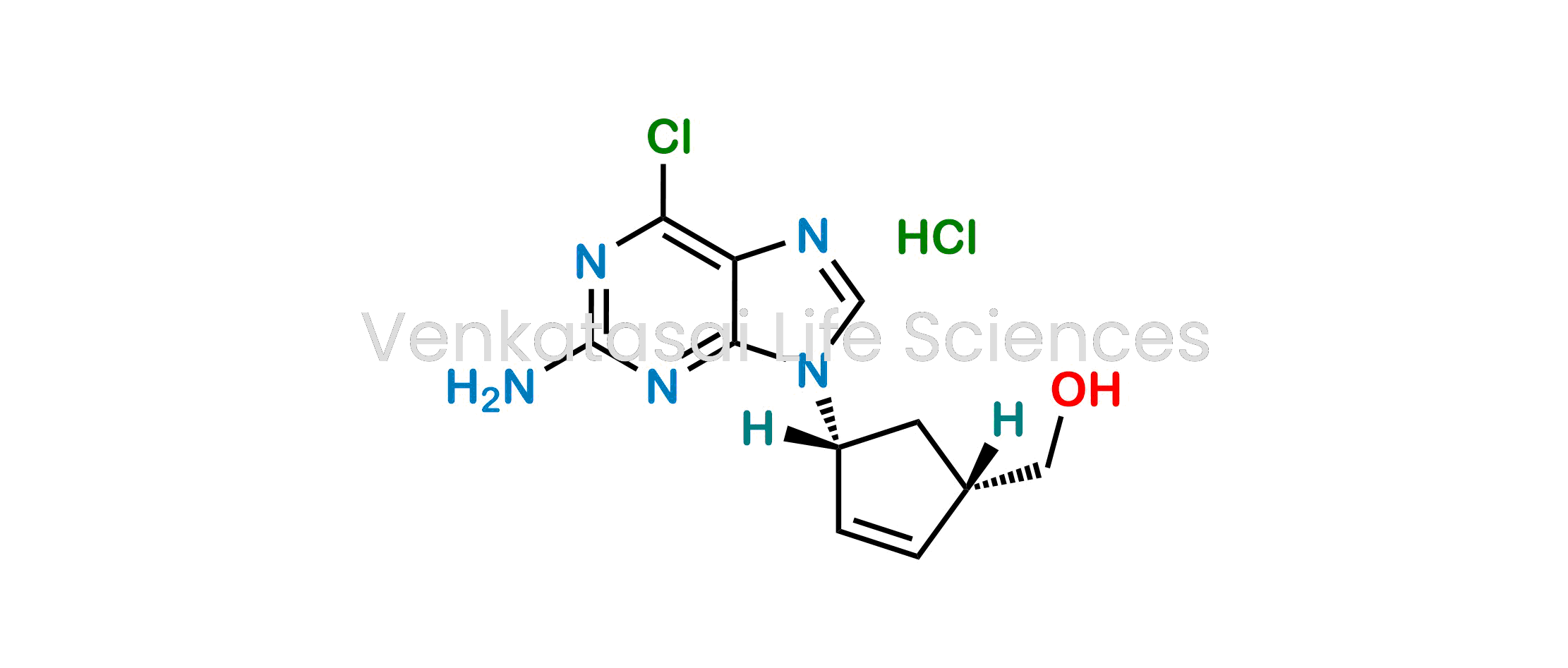 ((1S,4R)-4-(2-Amino-6-chloro-9H-purin-9-yl)cyclopent-2-en-1-yl)methanol hydrochloride