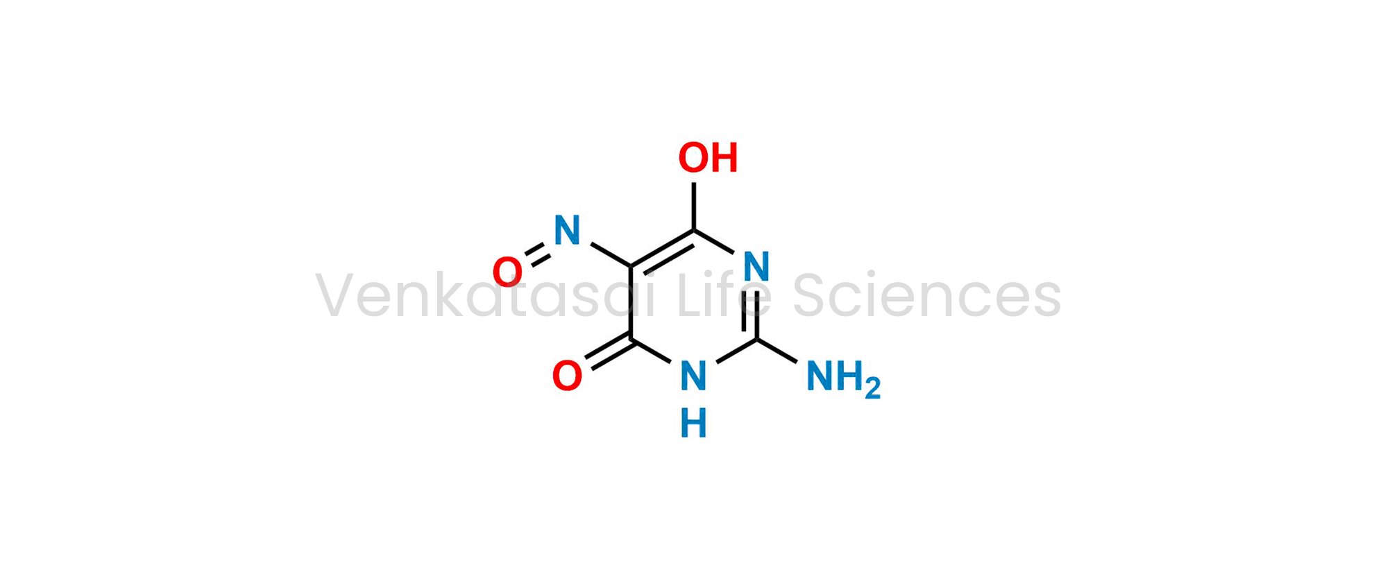 2-Amino-6-hydroxy-5-nitrosopyrimidin-4(3H)-one