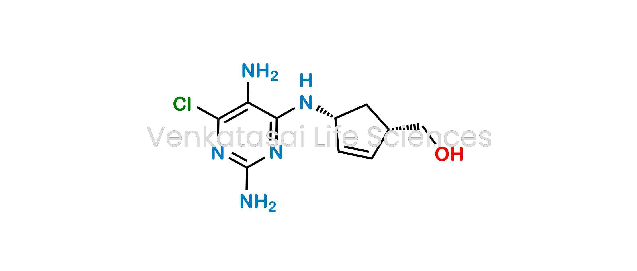 ((1S,4R)-4-((2,5-diamino-6-chloropyrimidin-4-yl)amino)cyclopent-2-en-1-yl)methanol