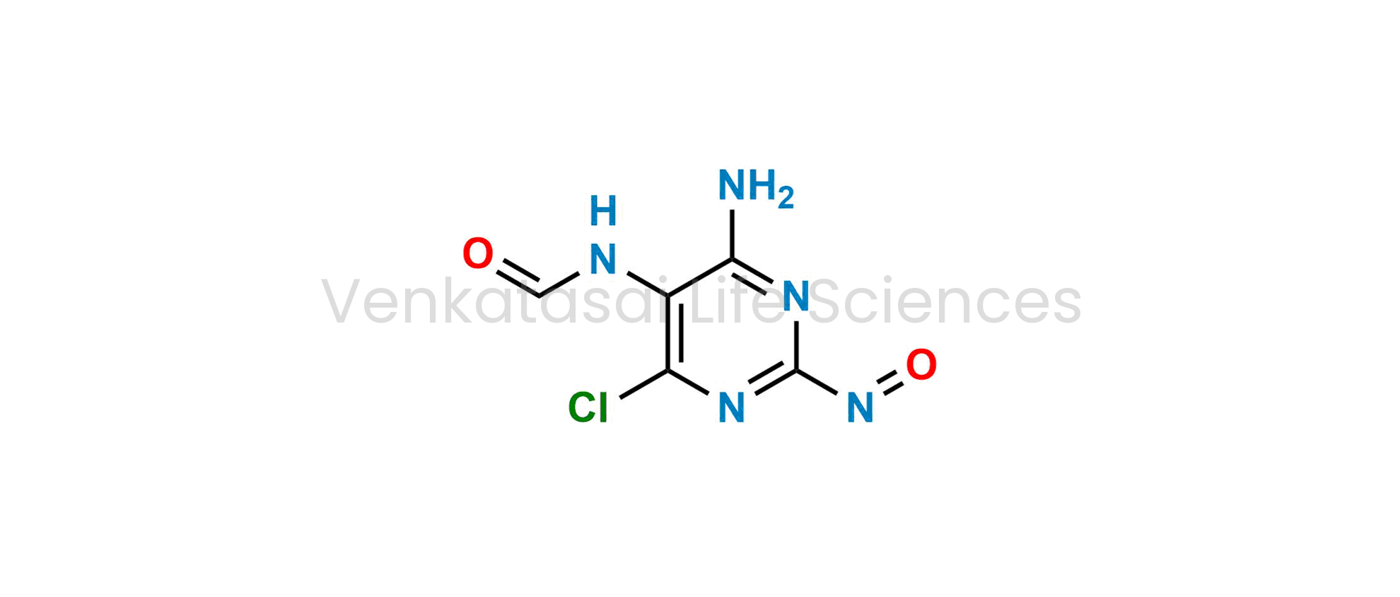 N-(4-Amino-6-chloro-2-nitrosopyrimidin-5-yl)formamide