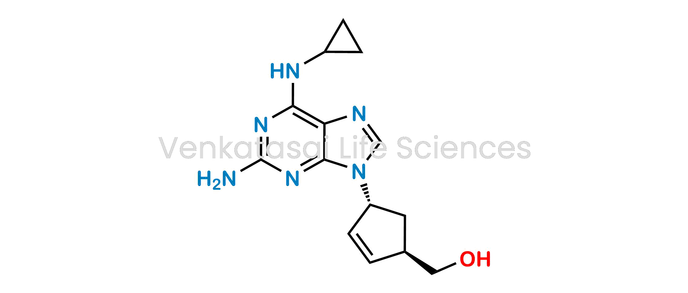(1R,4R)-4-[2-Amino-6-(cyclopropyl amino)-9H-purin-9-yl]-2-cyclopentene-1-methanol