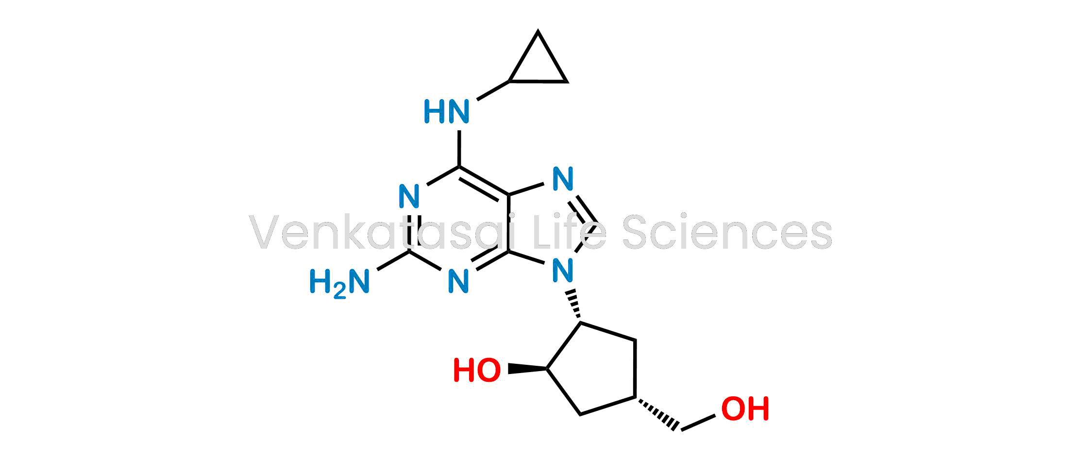 (1R,2R,4S)-2-(2-Amino-6-(cyclopropylamino)-9H-purin-9-yl)-4-(hydroxymethyl)cyclopentanol