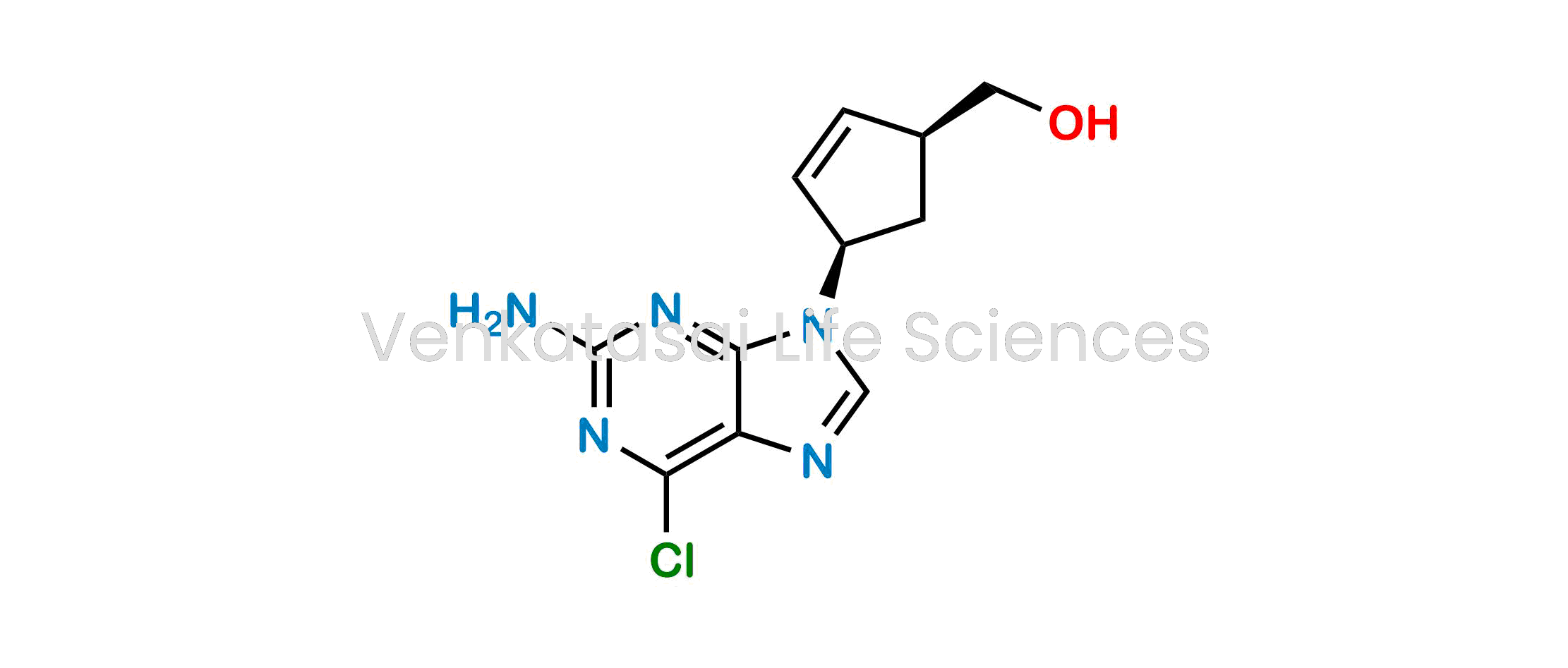 [(1S,4R)-4-(2-amino-6-chloro-9H-purin-9-yl)cyclopent-2-enyl]methanol