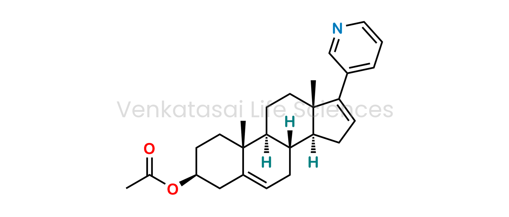 17-(Pyridin-3-yl)androsta-5,16-dien-3?-yl acetate (as per USP)