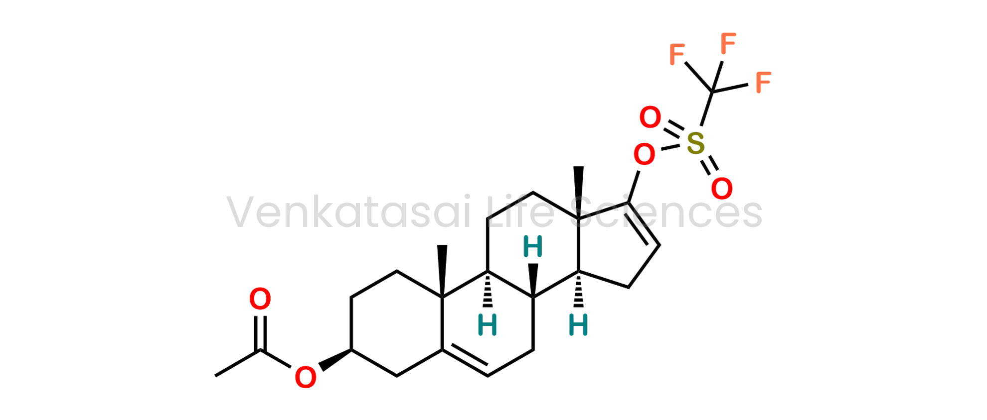 (3S,8R,9S,10R,13S,14S)-10,13-dimethyl-17-(((trifluoromethyl)sulfonyl)oxy)-2,3,4,7,8,9,10,11,12,13,14,15-dodecahydro-1H-cyclopenta[a]phenanthren-3-yl acetate