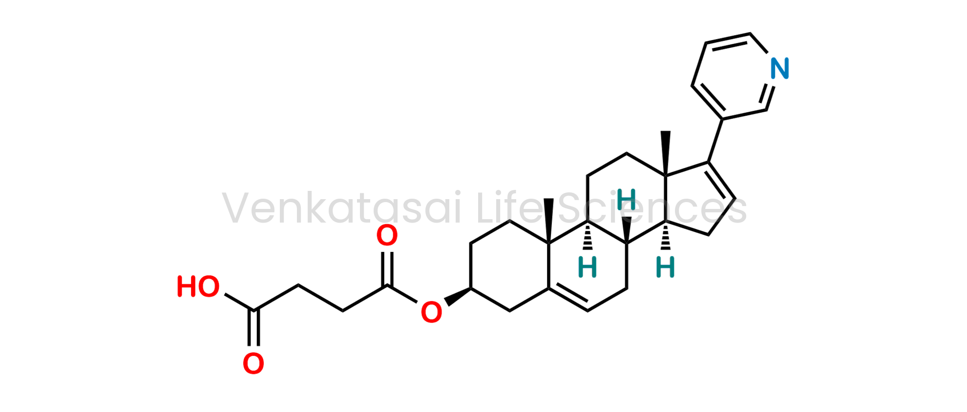 4-(((3S,8R,9S,10R,13S,14S)-10,13-dimethyl-17-(pyridin-3-yl)-2,3,4,7,8,9,10,11,12,13,14,15-dodecahydro-1H-cyclopenta[a]phenanthren-3-yl)oxy)-4-oxobutanoic acid