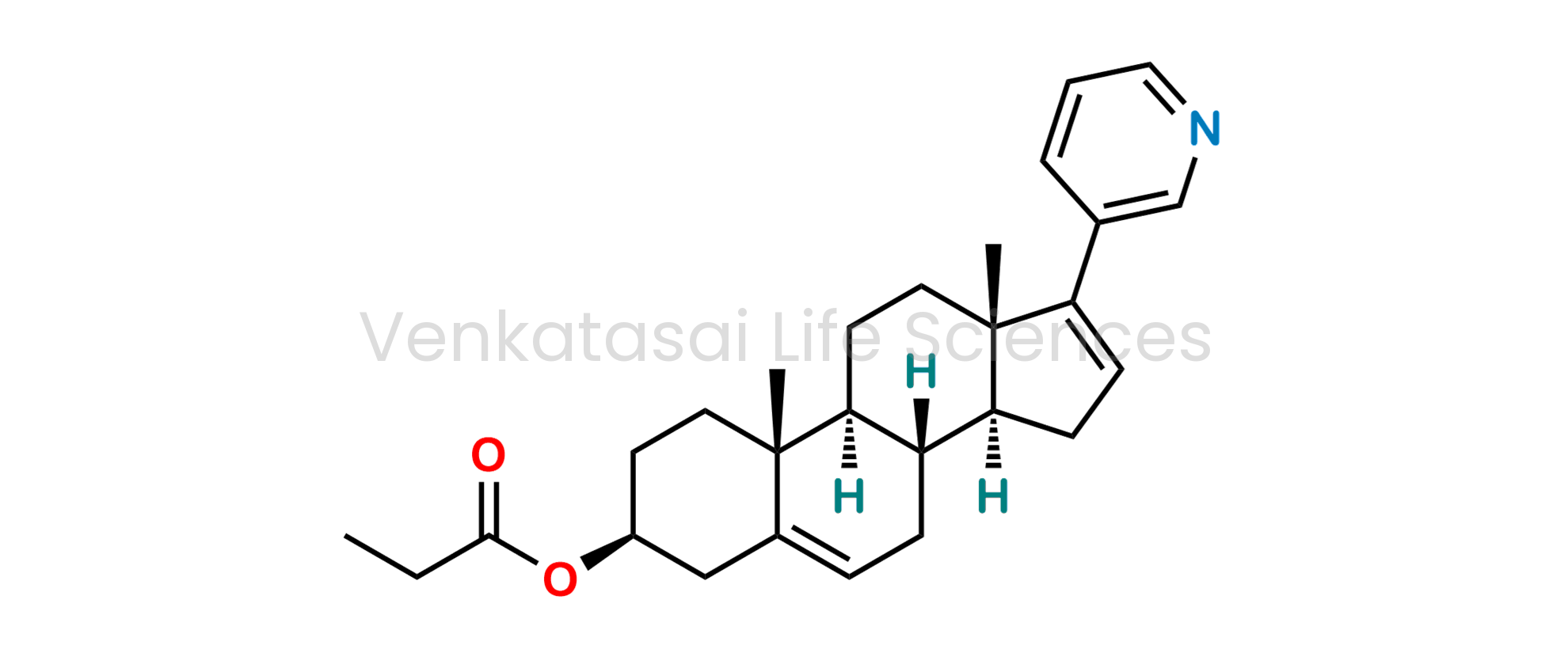 (3S,8R,9S,10R,13S,14S)-10,13-dimethyl-17-(pyridin-3-yl)-2,3,4,7,8,9,10,11,12,13,14,15-dodecahydro-1H-cyclopenta[a]phenanthren-3-yl propionate