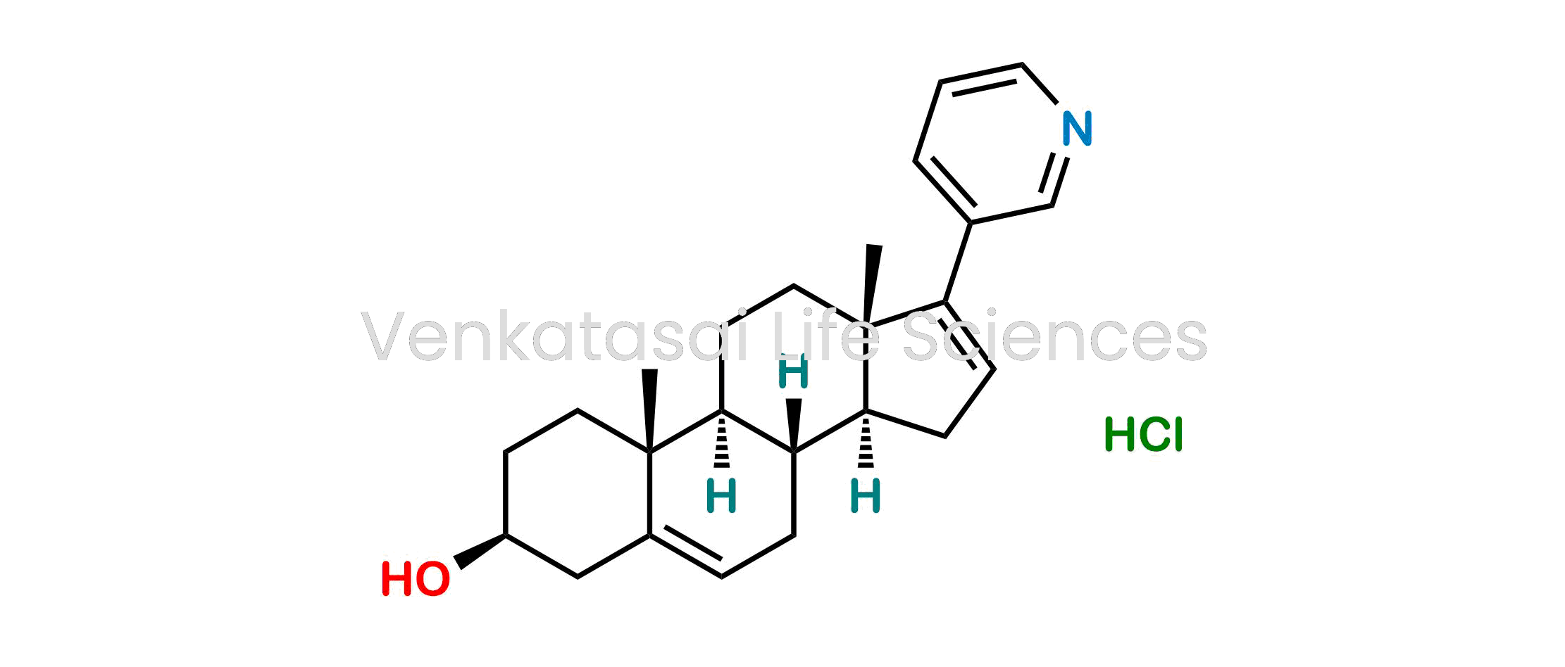 (3S,8R,9S,10R,13S,14S)-10,13-dimethyl-17-(pyridin-3-yl)-2,3,4,7,8,9,10,11,12,13,14,15-dodecahydro-1H-cyclopenta[a]phenanthren-3-ol Hydrochloride